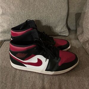 Nike Red and Black Sneakers